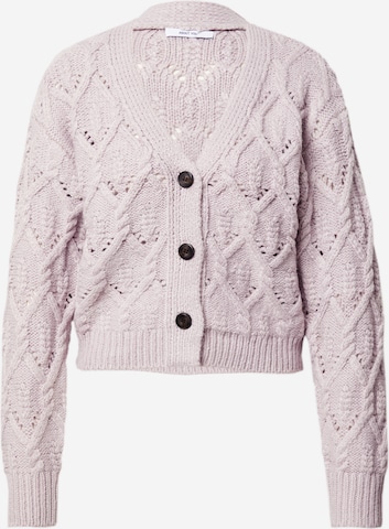 Cardigan 'Victoria' ABOUT YOU en violet : devant