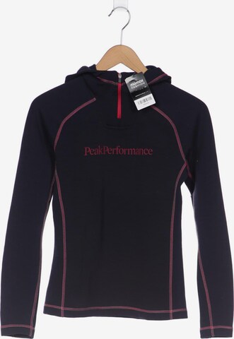 PEAK PERFORMANCE Kapuzenpullover S in Blau: predná strana