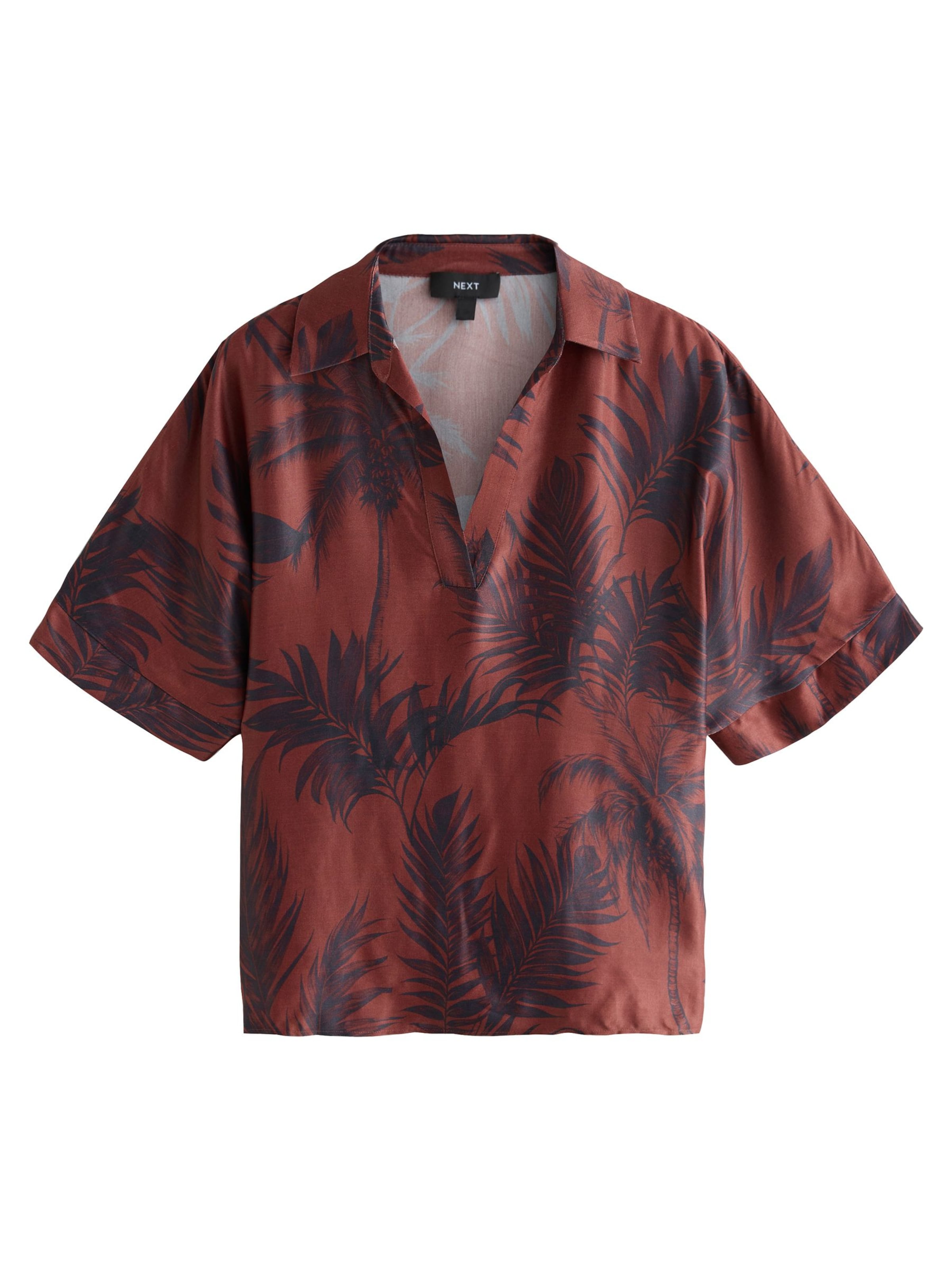 Next Blouse in XXS in Marine blue / Auburn, Item view