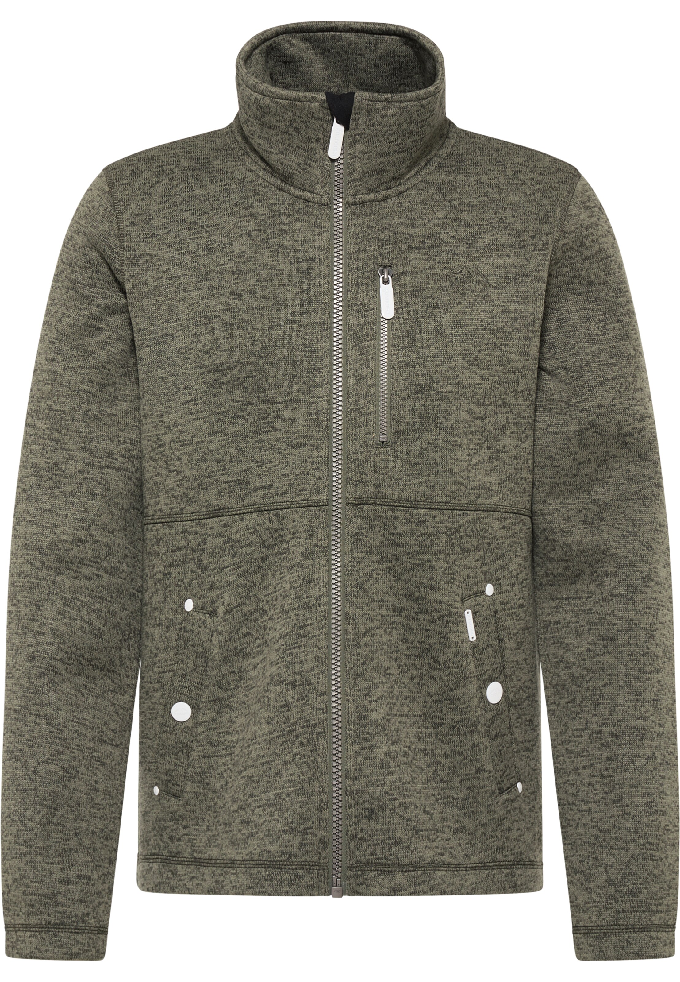 ICEBOUND Knit cardigan in Green: front