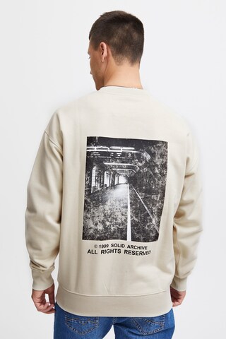 Sweat-shirt 'Hannes' !Solid en beige