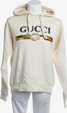 Gucci Sweatshirt & Zip-Up Hoodie in XS in White: front