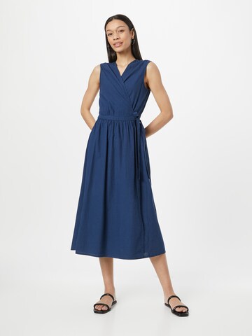 Abito 'AMAPOLA' di Thinking MU in blu: frontale