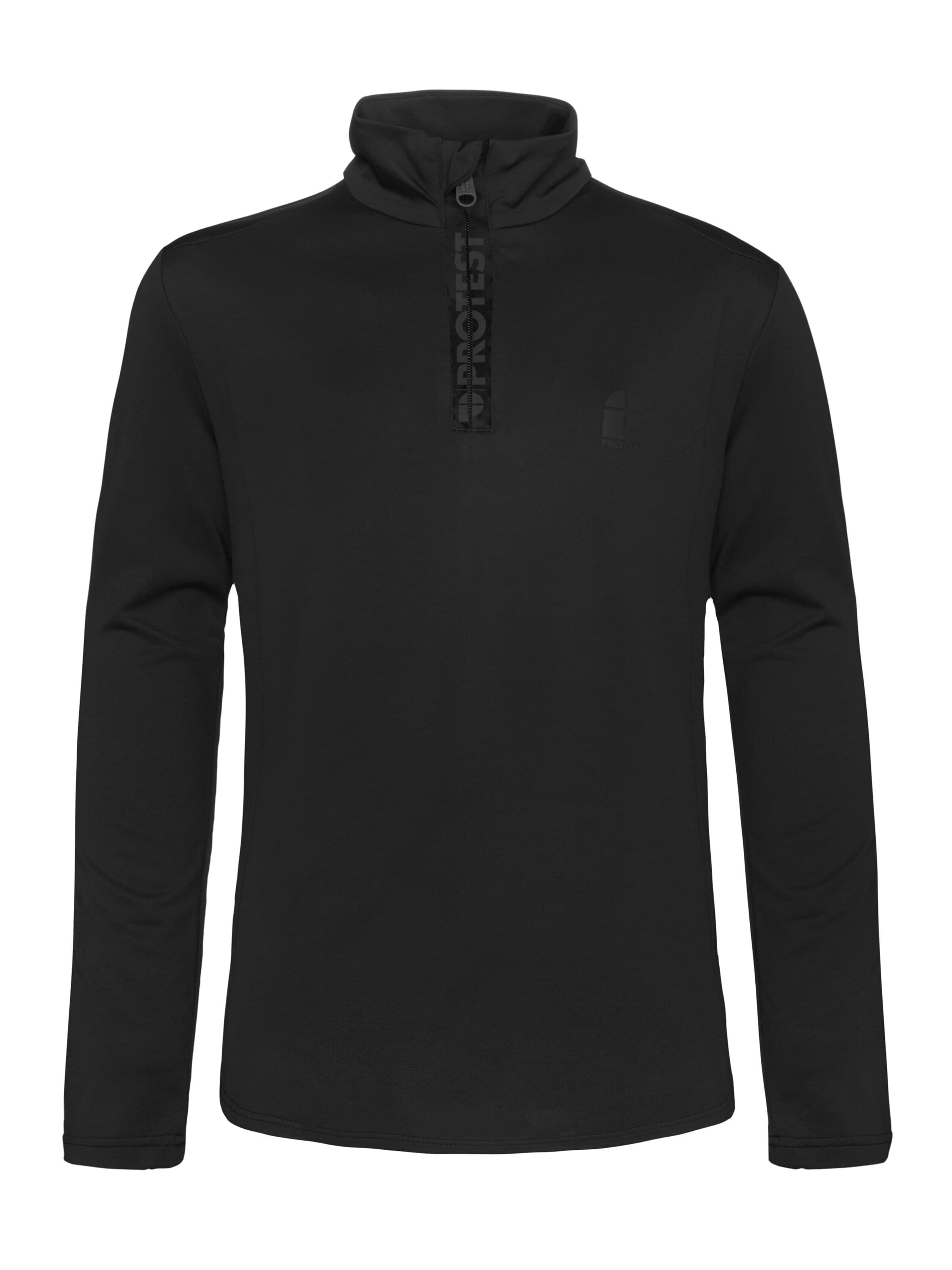 PROTEST Sports sweatshirt 'REWILLOWY JR' in Black: front