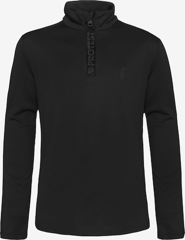 PROTEST Sports sweatshirt 'REWILLOWY JR' in Black: front