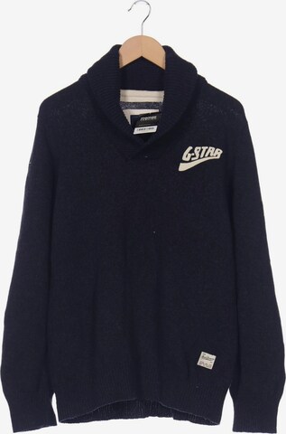 G-Star RAW Sweater & Cardigan in L in Blue: front