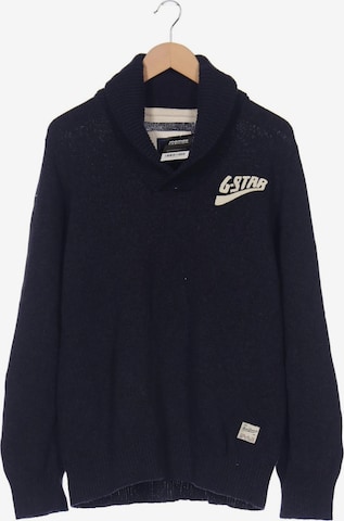 G-Star RAW Sweater & Cardigan in L in Blue: front