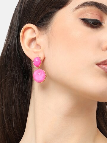 Orecchini di SOHI in rosa: frontale