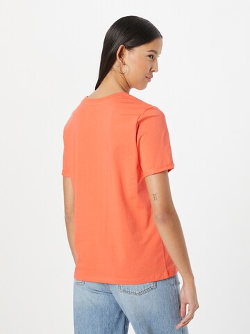 PIECES - Camiseta 'RIA' en naranja