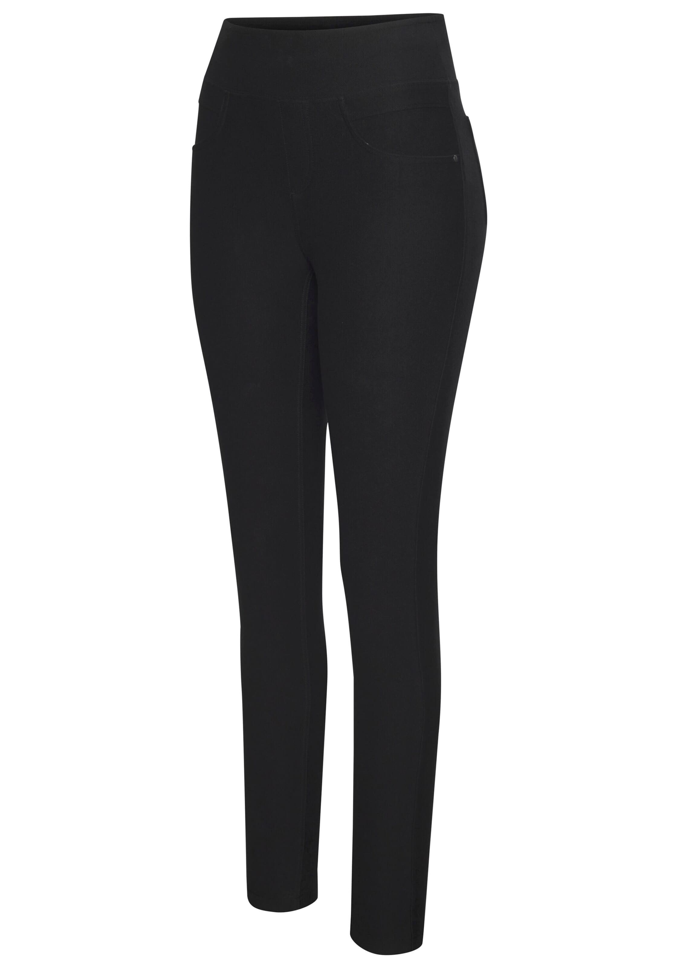 H.I.S Скинни Леггинсы в Черный