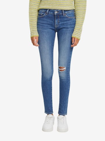 ESPRIT Skinny Jeans in Blauw: voorkant