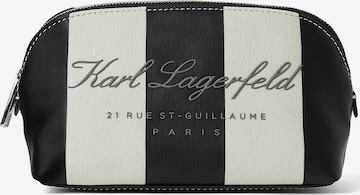 Geantă de plajă de la Karl Lagerfeld pe negru: față