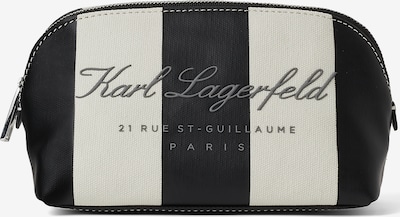 Karl Lagerfeld Sac de plage en gris / noir / blanc, Vue avec produit