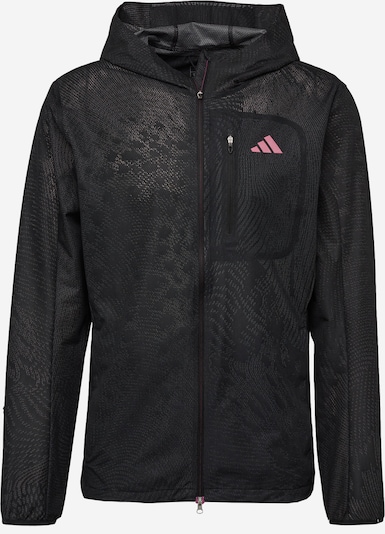 ADIDAS PERFORMANCE Athletic Jacket 'Adizero Engineered Membrane' in Pink / Black, Item view