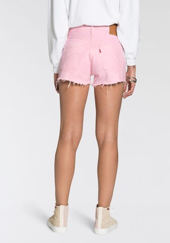 Regular Jean '501® Original Short' LEVI'S ® en rose