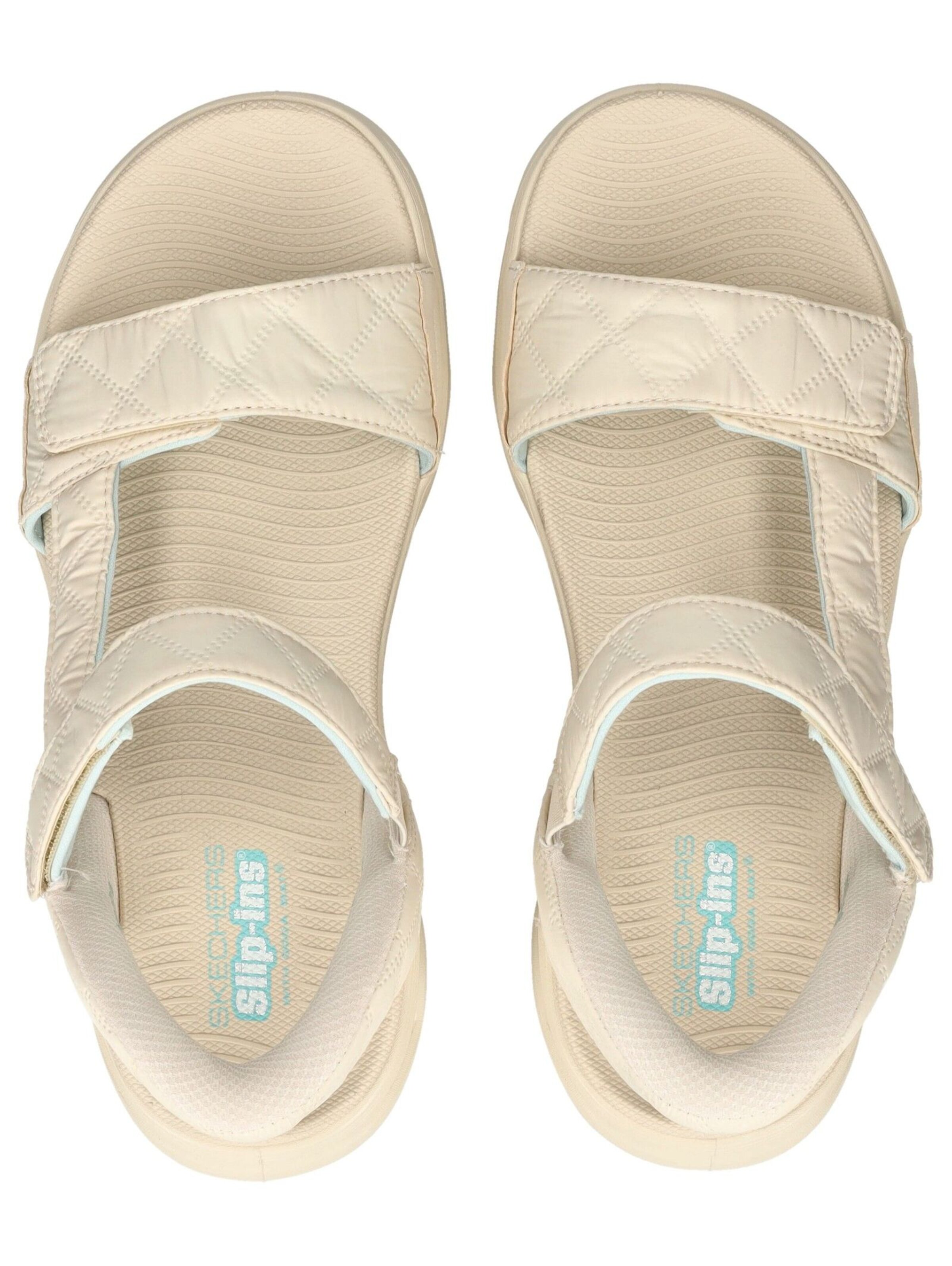 SKECHERS Sandalen met riem in Beige