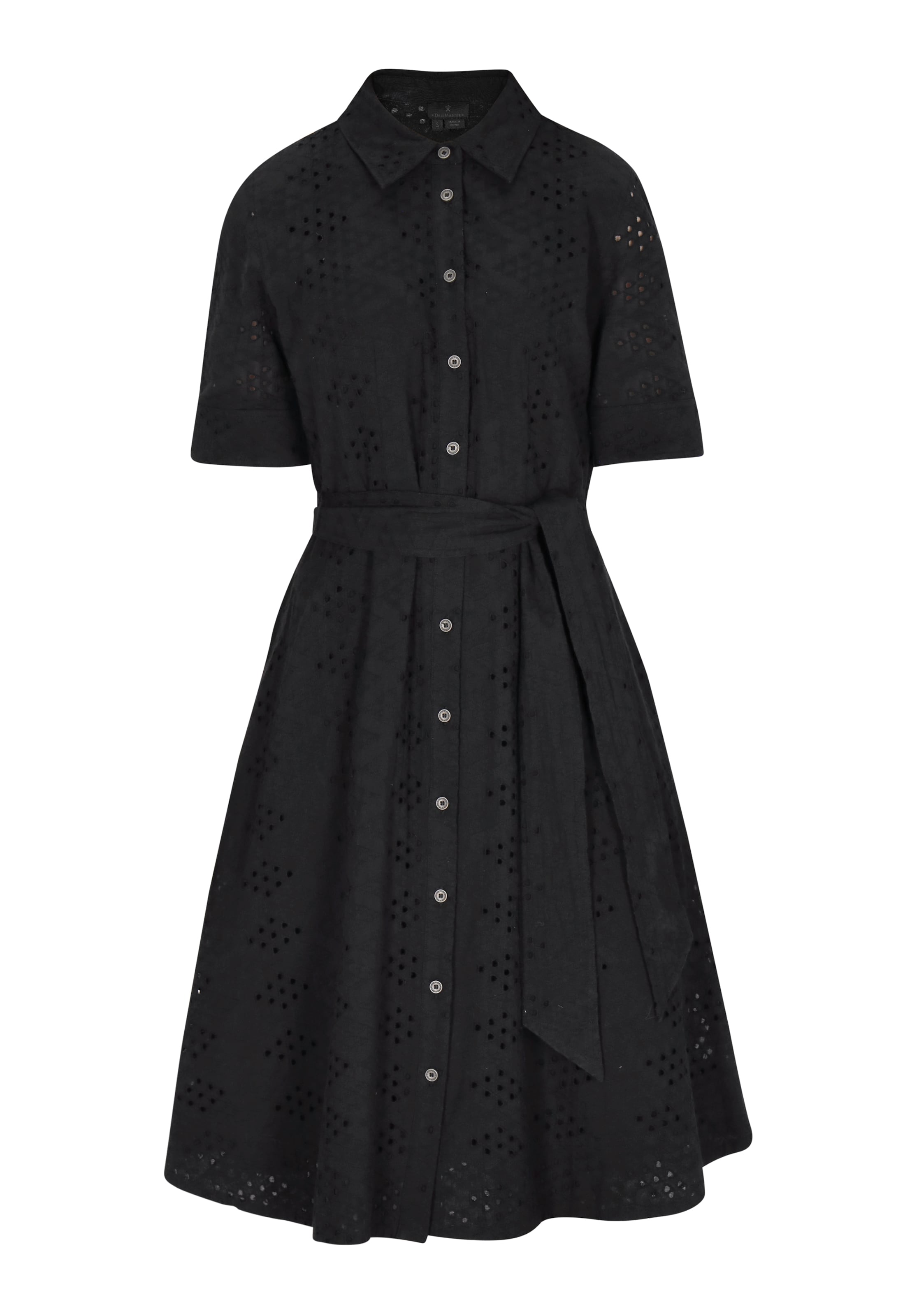 DreiMaster Klassik Μπλουζοφόρεμα 'Classic Look' σε μαύρο: μπροστά