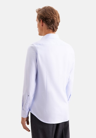 SEIDENSTICKER Slim fit Zakelijk overhemd in Blauw