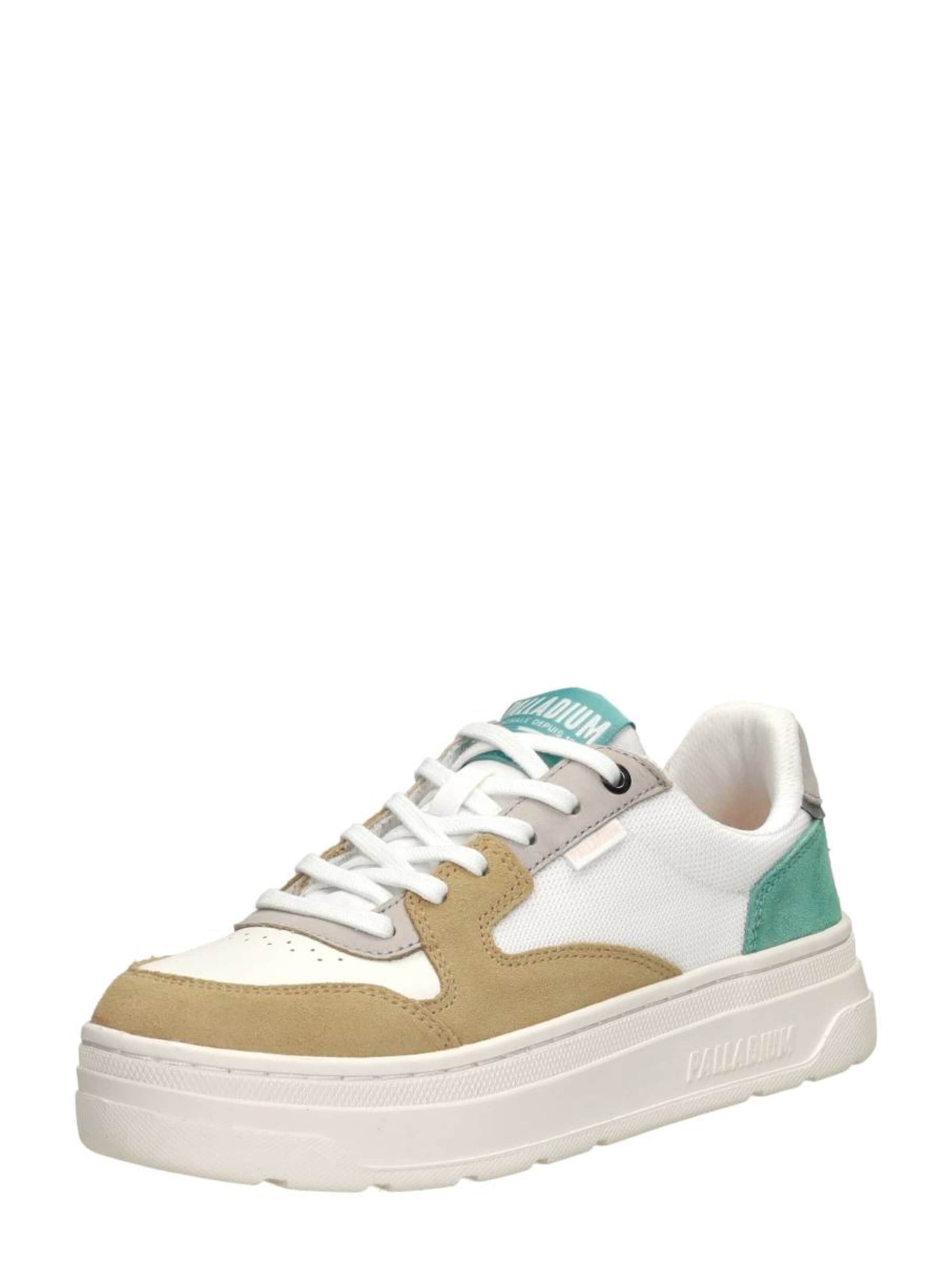 Baskets basses 'Pallasphalt Lo' Palladium en blanc : devant