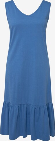 Ulla Popken Summer Dress in Blue: front