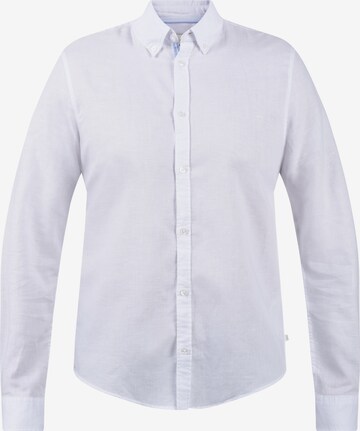 Casual Friday Button Up Shirt in White: front