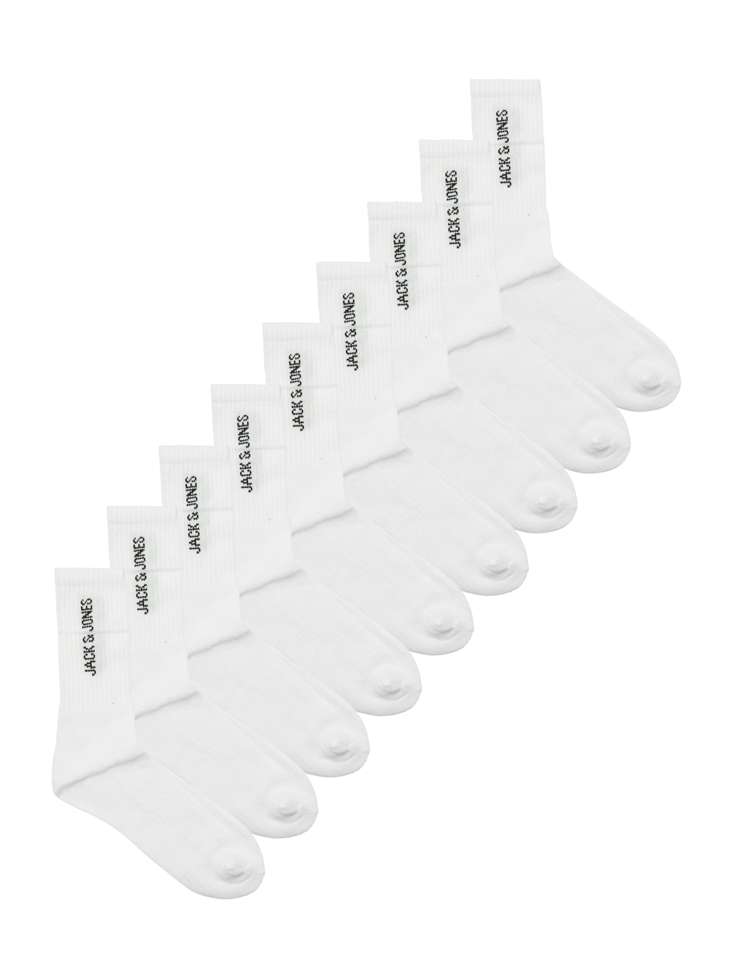 Șosete 'JACREGEN' de la JACK & JONES pe alb: față
