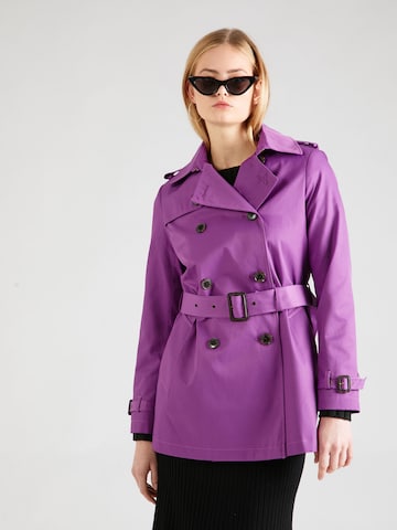 Manteau mi-saison Lauren Ralph Lauren en violet : devant