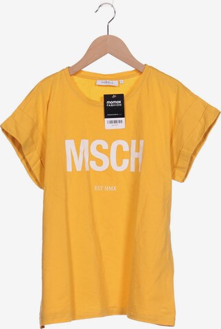MSCH COPENHAGEN T-Shirt M in Gelb: predná strana