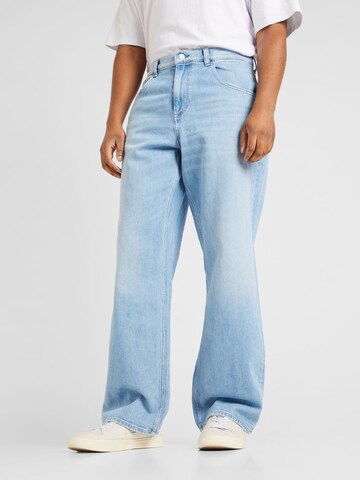 Tommy Jeans Wide leg Jeans 'AIDEN BAGGY' in Blauw: voorkant