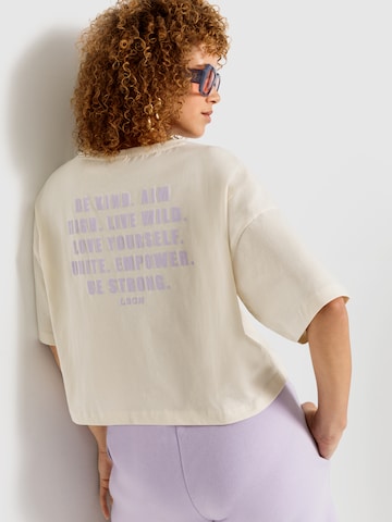 LSCN by LASCANA - Camisa oversized em bege