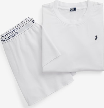 Polo Ralph Lauren Pyjama in Wit: voorkant