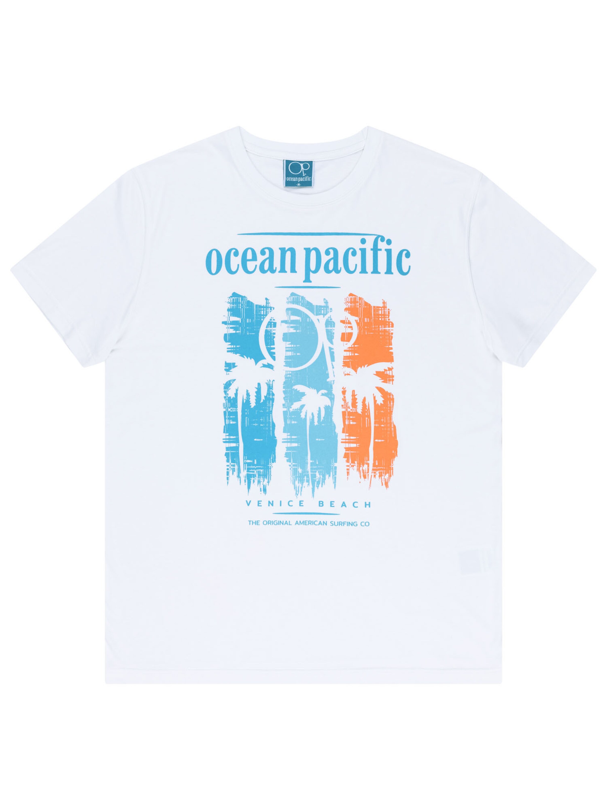 Ocean Pacific Shirt 'SIARGAO' in Weiß: Vorderseite
