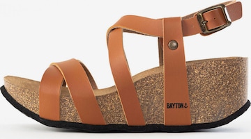 Sandales 'Dora' Bayton en marron : devant