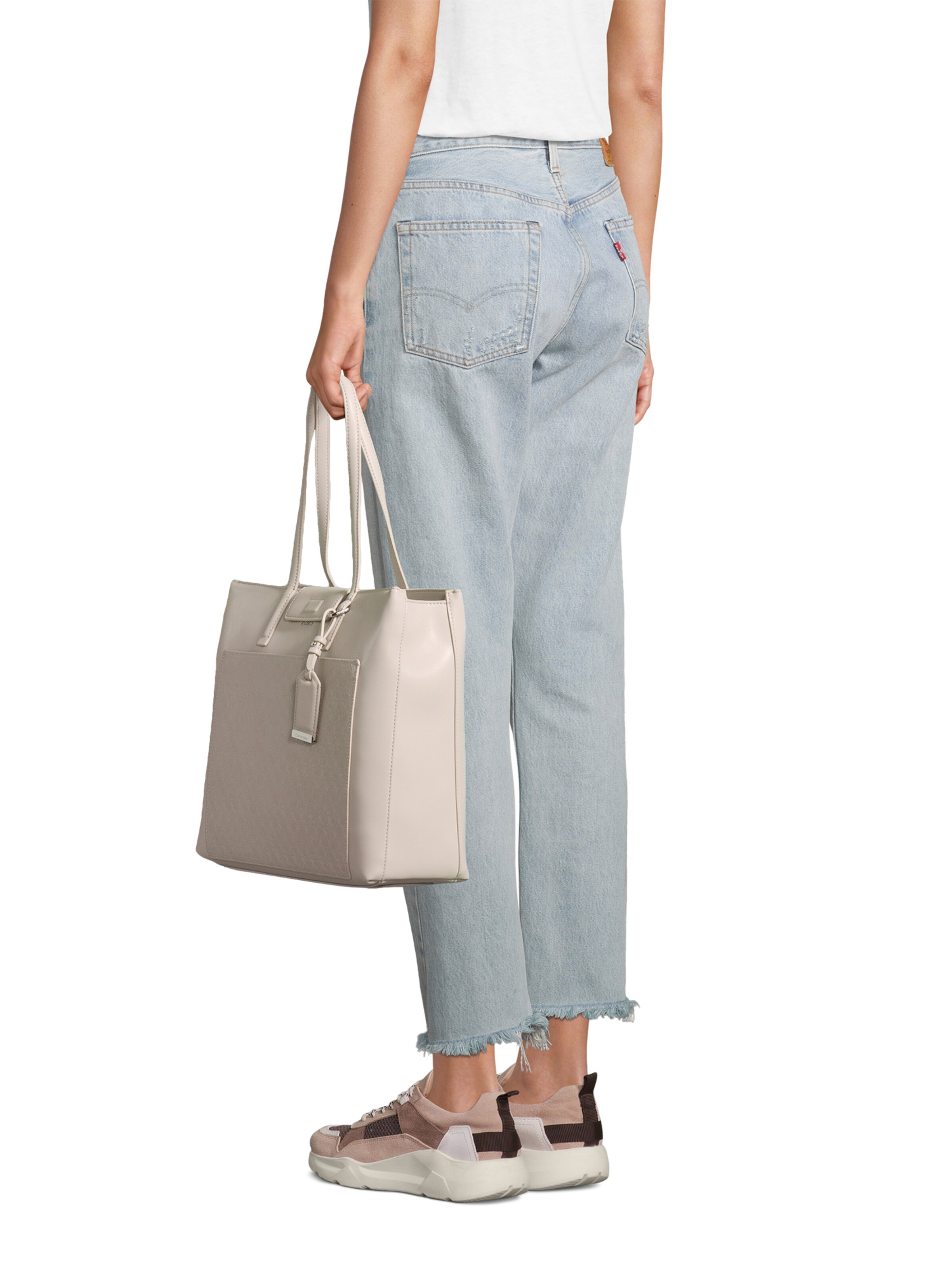 Calvin Klein Nakupovalna torba 'MUST' | bež barva