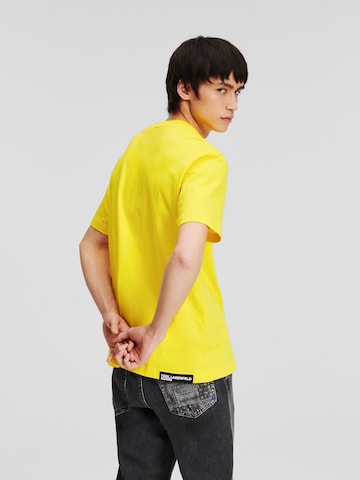 KARL LAGERFELD JEANS T-shirt i gul