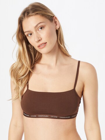 Calvin Klein Underwear Regular Bra in Brown: front