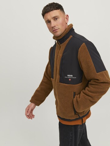 R.D.D. ROYAL DENIM DIVISION Fleece jacket in Brown