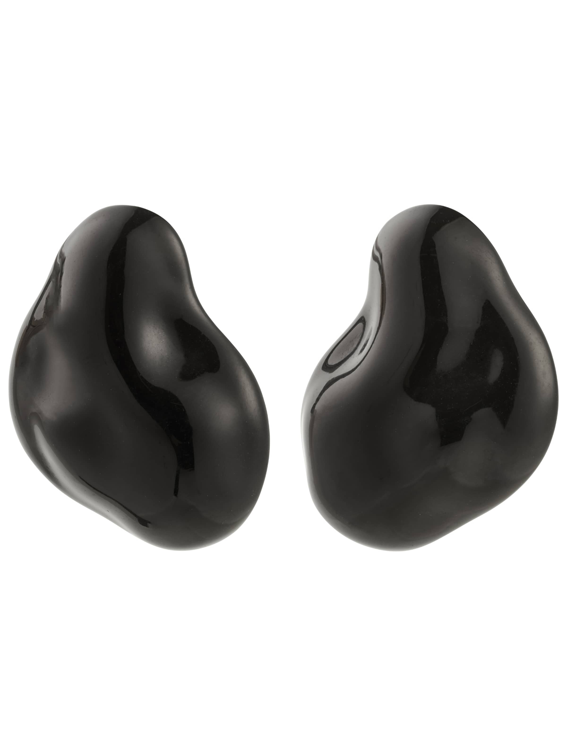 Pilgrim Earrings 'Lian' in Black: front