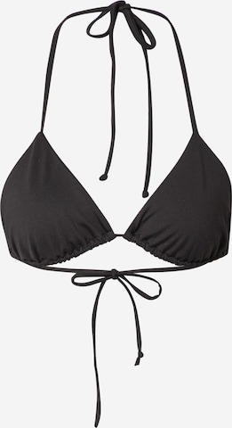 A LOT LESS Bikini Top 'Cassidy' in Black: front