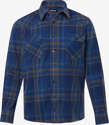 John F. Gee Button Up Shirt in Blue: front