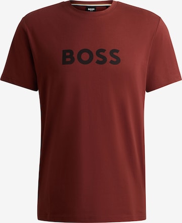 BOSS Shirt in Bruin: voorkant