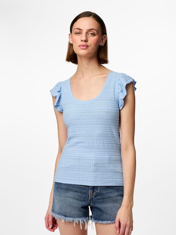 PIECES Top 'PCKelma' in Blue: front