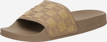 Zoccoletto 'ADILETTE' di ADIDAS ORIGINALS in beige: frontale