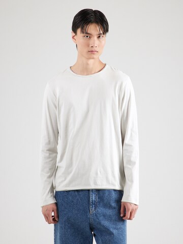 T-Shirt QS en gris : devant