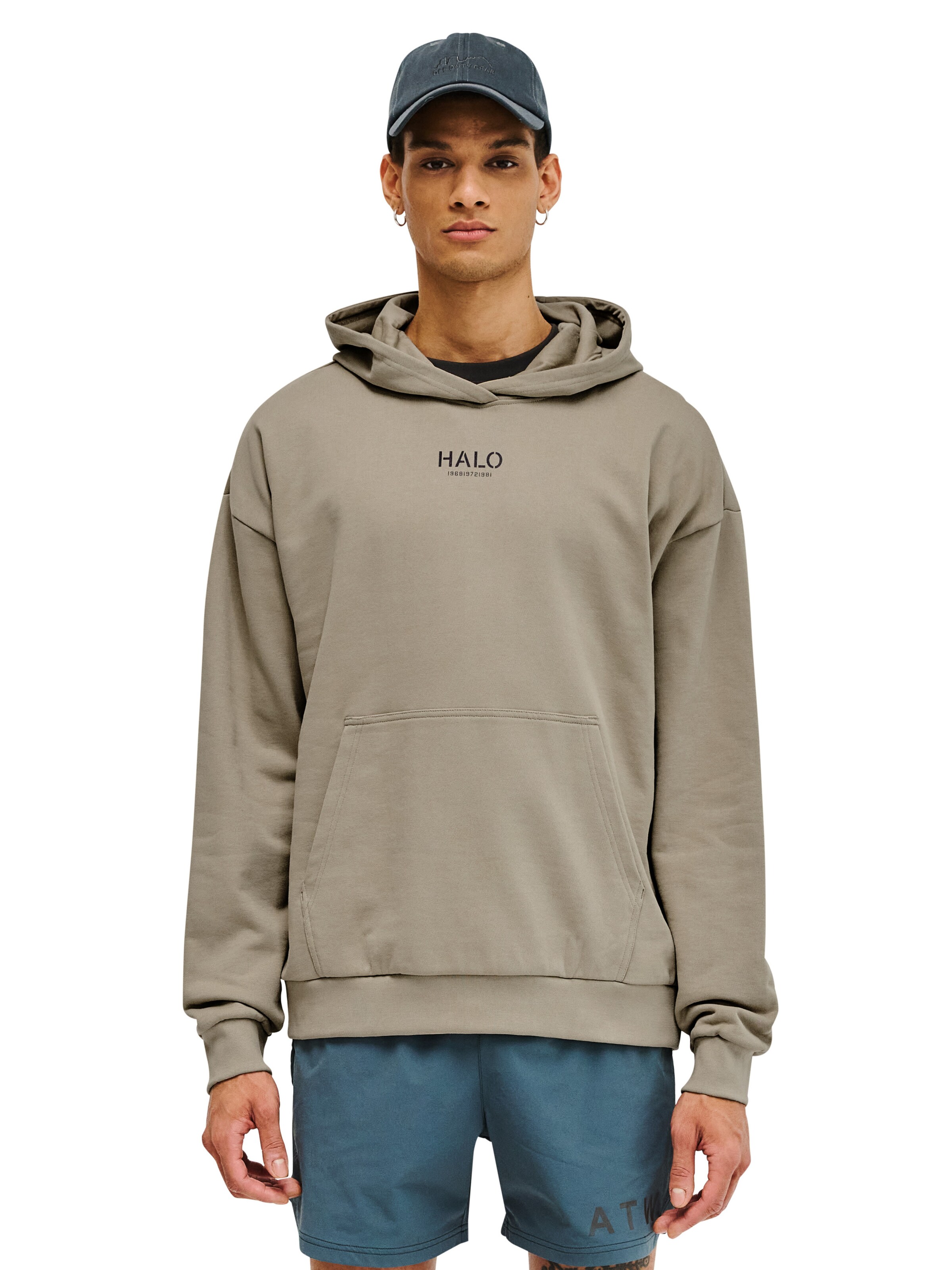 HALO Sweatshirt in Beige: voorkant