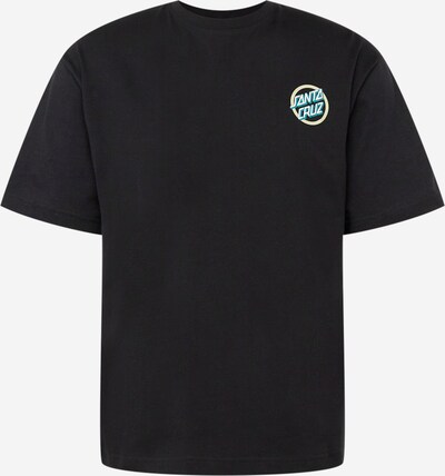 Santa Cruz T-Shirt in blau / orange / schwarz / weiß, Produktansicht