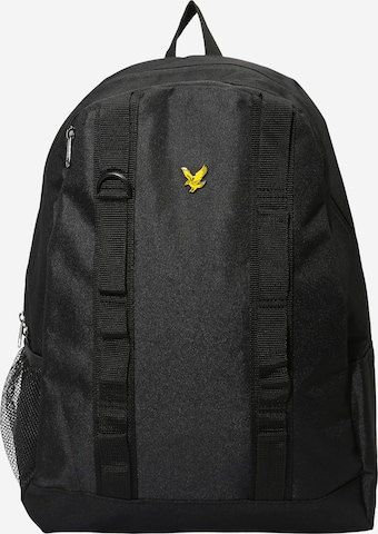 Lyle & Scott Reppu 'City Pack' värissä musta: edessä