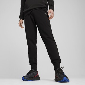 Effilé Pantalon de sport 'Bmw M Motorsport Ess+' PUMA en noir : devant