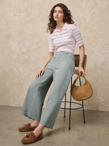 Next Свободный крой Джинсы в Зеленый