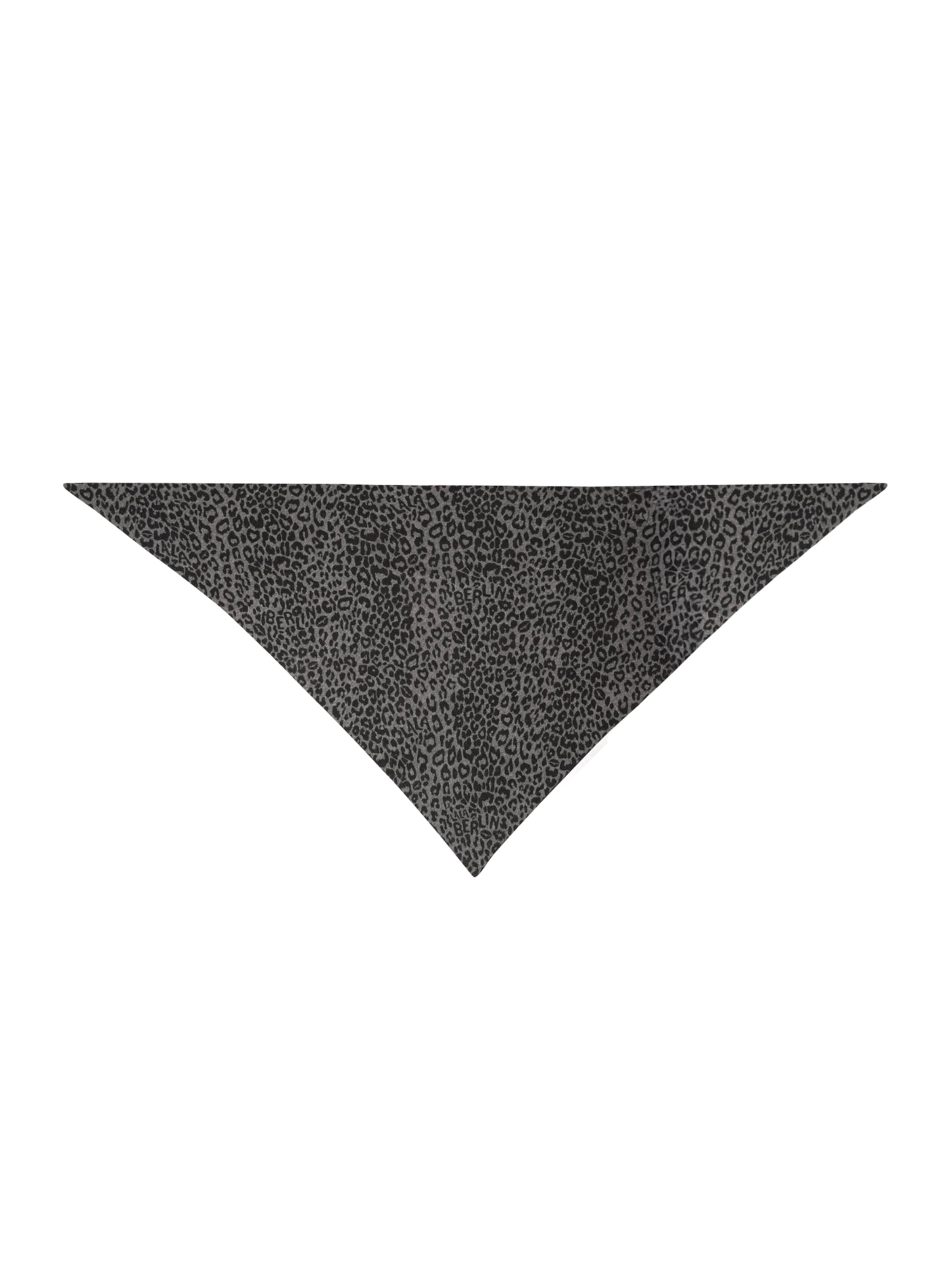 Foulard 'Triangle M printed cashmere blend' Lala Berlin en gris